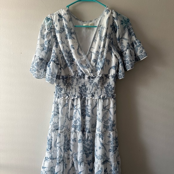 MAX STUDIO
Floral Georgette Tiered Dress
size M - Picture 3 of 5